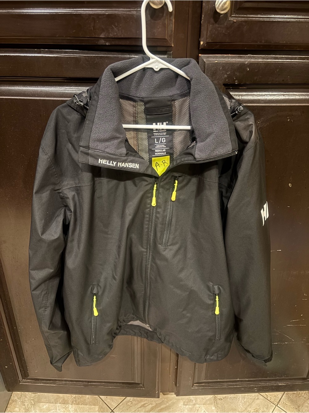 Helly Hansen Black Hooded Waterproof Shell Jacket